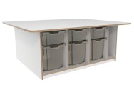 Bouwtafel dubbelzijdig Wit Tangara Groothandel voor Kinderopvang inrichting